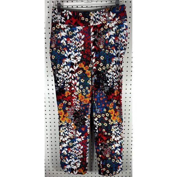 UP  colorful Floral pants - Picture 1 of 5